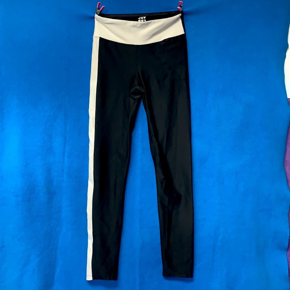 Colorblock Racing Stripe Skinny Mid-Rise Leggings